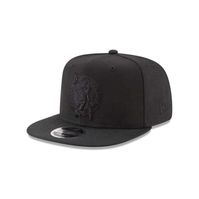 Boston Celtics Gorra | New Era NBA Black On Black High Crown 9fifty Snapback Cap Mexico - Negros